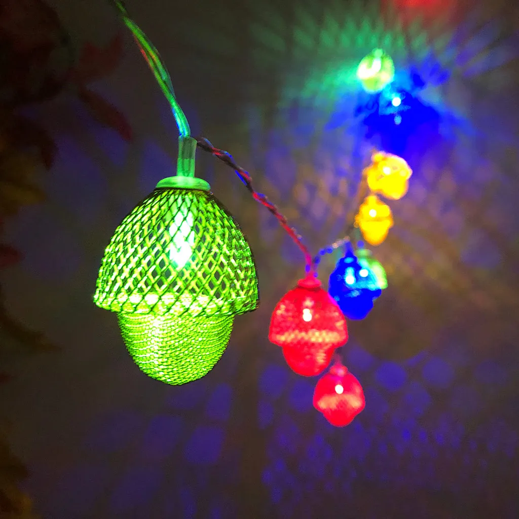 2019 осень новые рождественские светодиодные лампы струны вечерние сад украшения