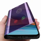 Роскошный умный зеркальный флип-чехол для xiaomi redmi Note 10 Pro 9s 9t 9 9a 9c nfc note9 note10 pro с подставкой, чехол для телефона, чехлы