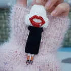 Модная брошь в виде губ, большая мультяшная модель, персонаж, акриловая брошь, Симпатичные значки значок на рюкзак, брошь в виде губ, Значки для одежды