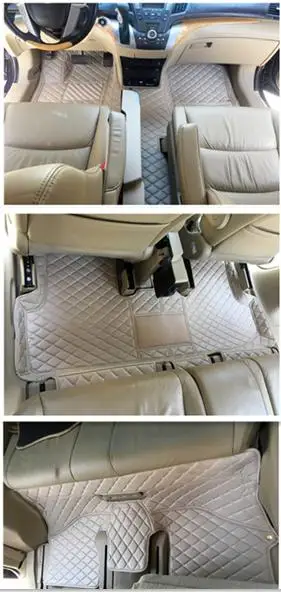 

Хорошее качество! Полный Комплект ковриков для автомобиля на заказ + коврик для багажника для Honda Odyssey 7 8 мест 2013-2003 водонепроницаемые коврики, бесплатная доставка