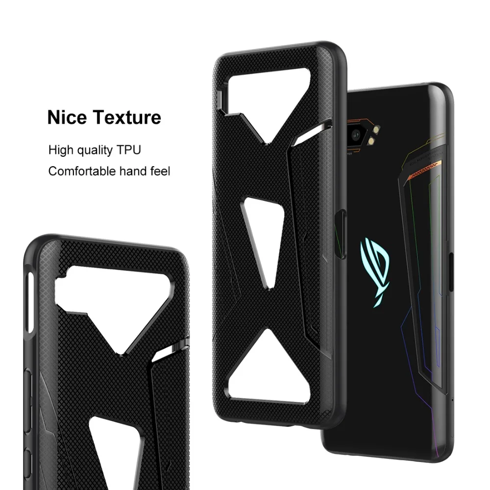 Для Asus ROG Phone II чехол матовый Мягкий силиконовый чехол для телефона Asus ROG Phone 2 Phone2 чехол