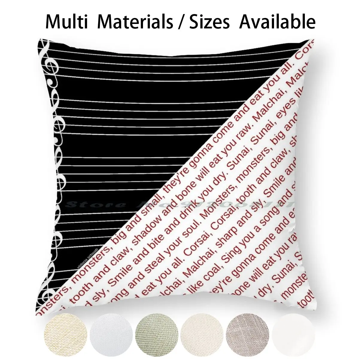 Чехол с изображением монстров и подушек наволочка из хлопка льна монстра малчая