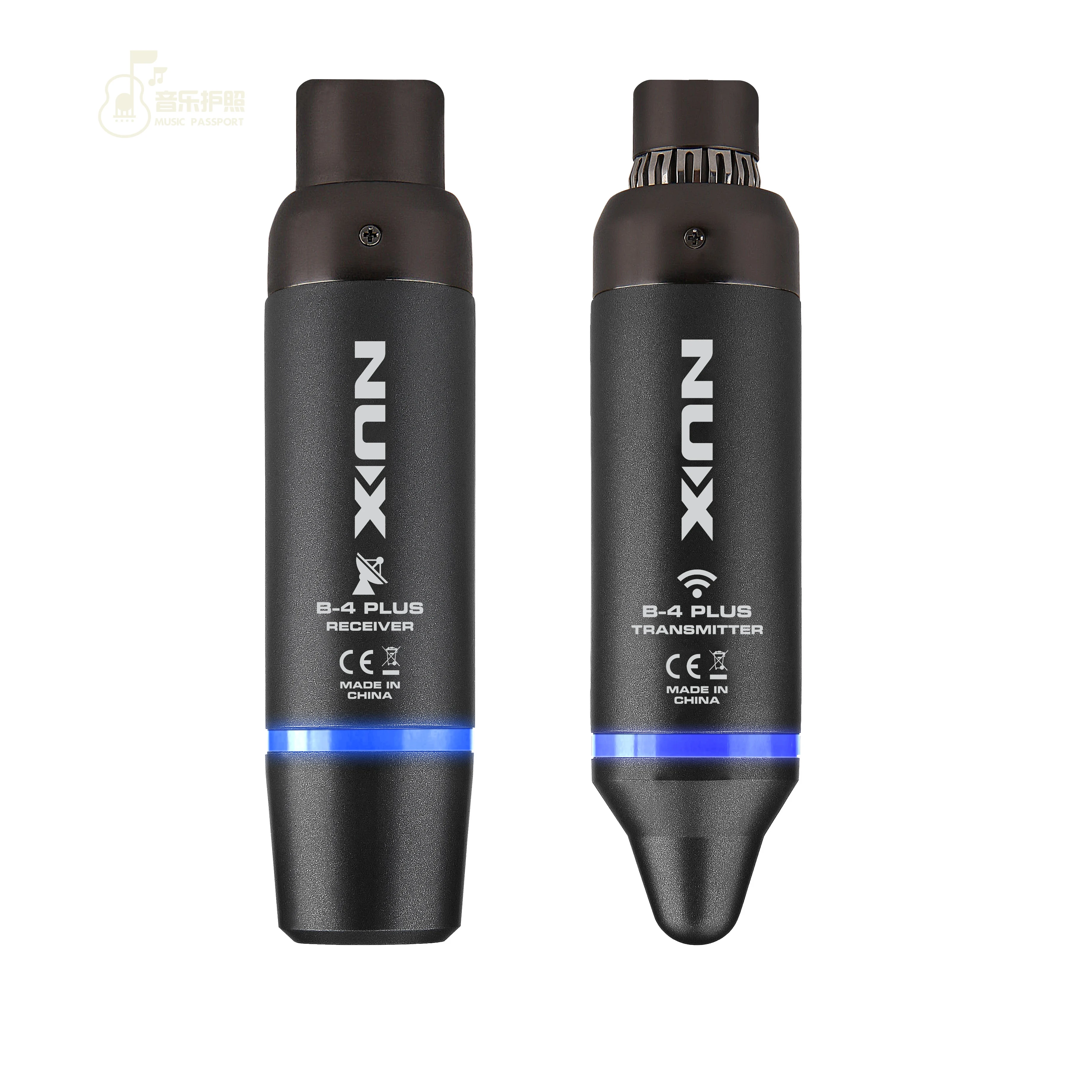 

NUX B4 B-4 Plus Rechargeable 2.4GHZ 6 Channels Wireless Microphone Bug System Built-in Rechargeable Audio transmitter ReceIiver