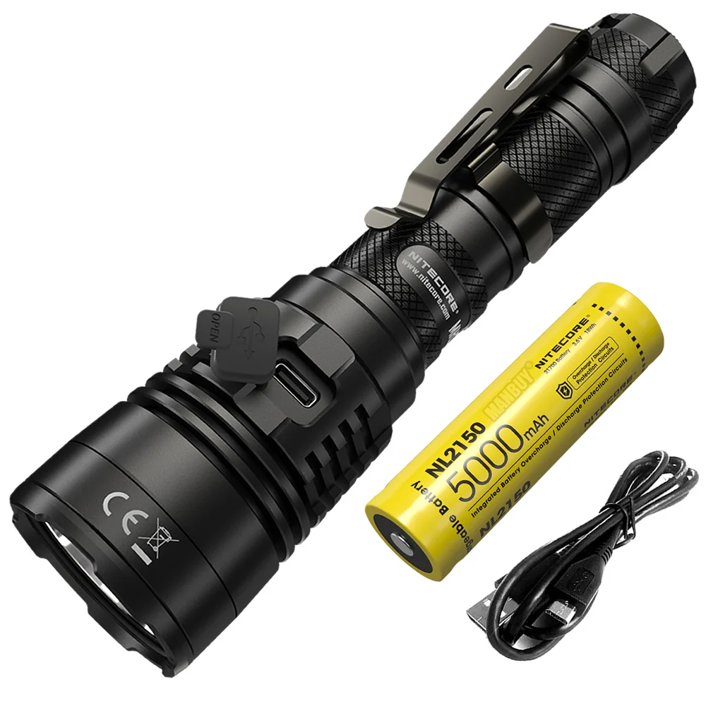Цена 2021 Nitecore MH25S USB -C Перезаряжаемые светодиодный фонарик 1800 люмен Luminus SST-40-W включает в себя 21700 Батарея фонарь Портативный на открытом воздухе та...
