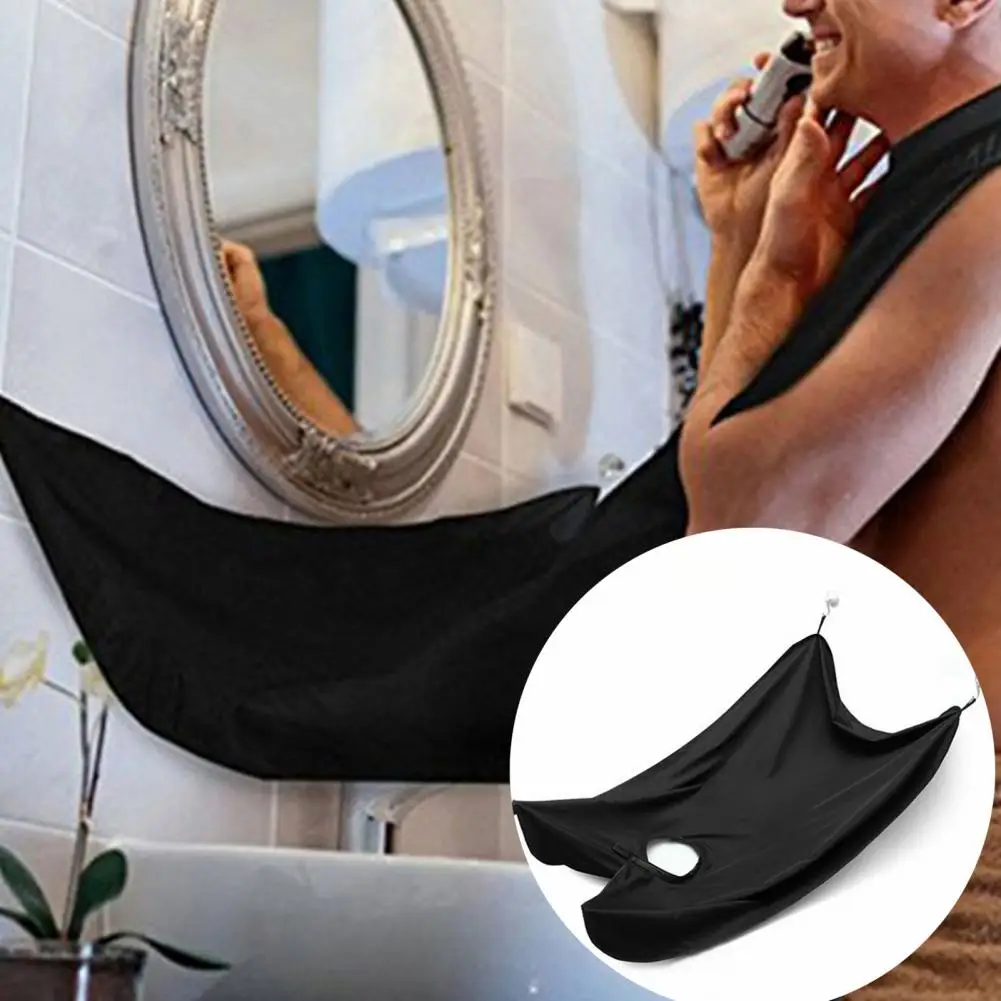 Водонепроницаемый передник для бороды стрижка присоска фиксируется на зеркало