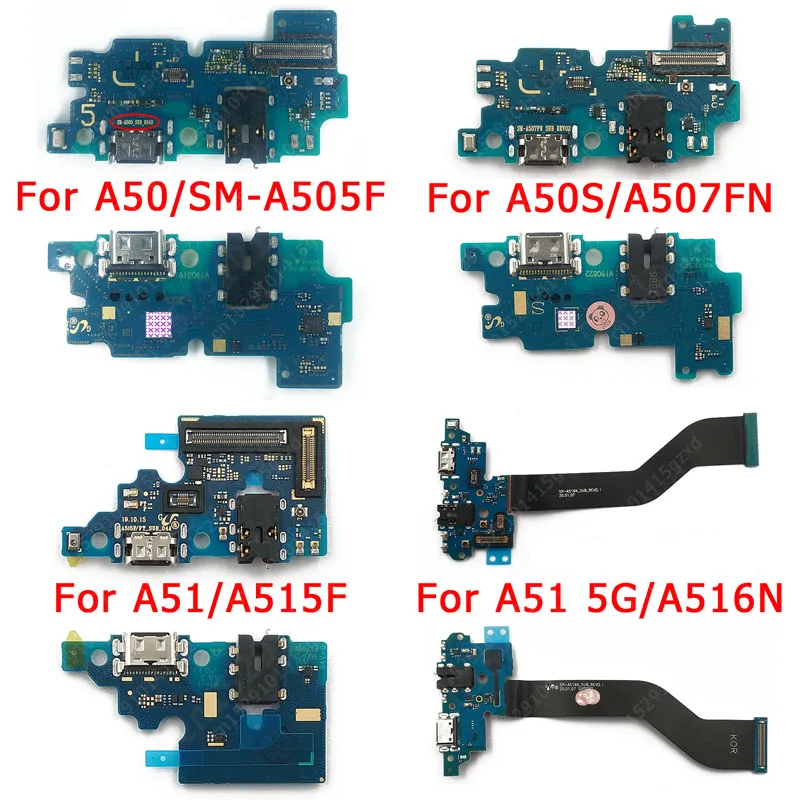 Оригинальная зарядная плата для Samsung A50 A50s A51 5G USB зарядный порт для A505F A505U A507F A515F A516N док-разъем запасные части