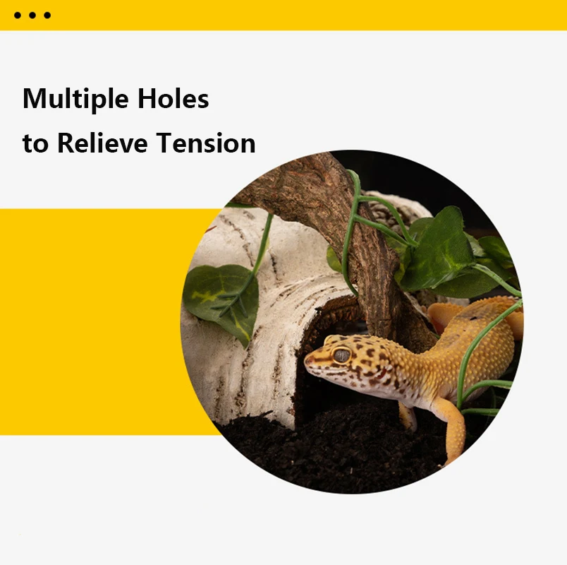 Рептилии ящерица Зя скрывающая пещера комнату искусственная смола |
