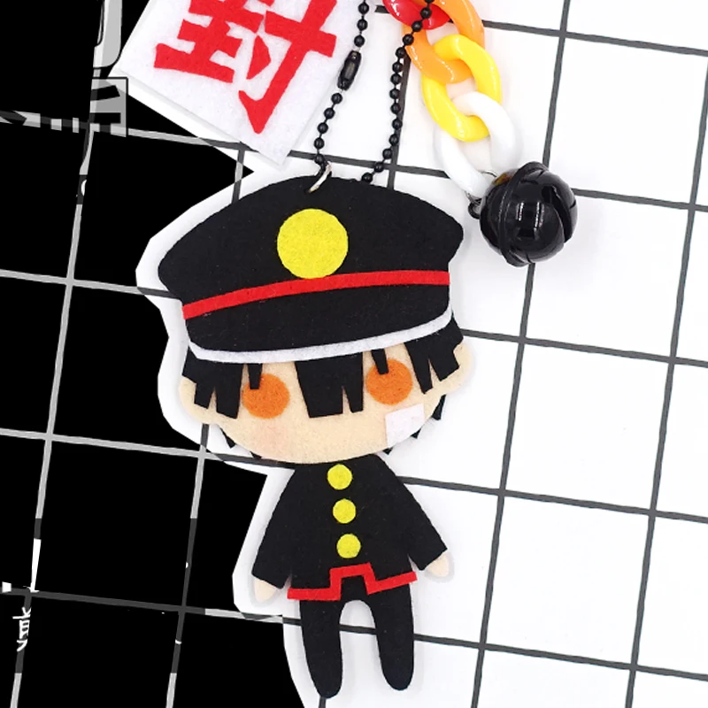 Аниме плюшевая кукла Jibaku Shounen свисающая в унитаз Hanako kun игрушка брелок подвески
