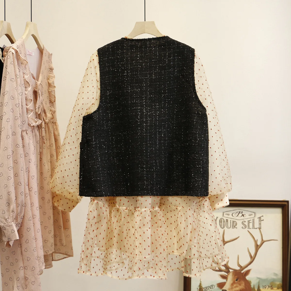 Женские комплекты Весна 2020 приталенное женское шифоновое платье с длинным