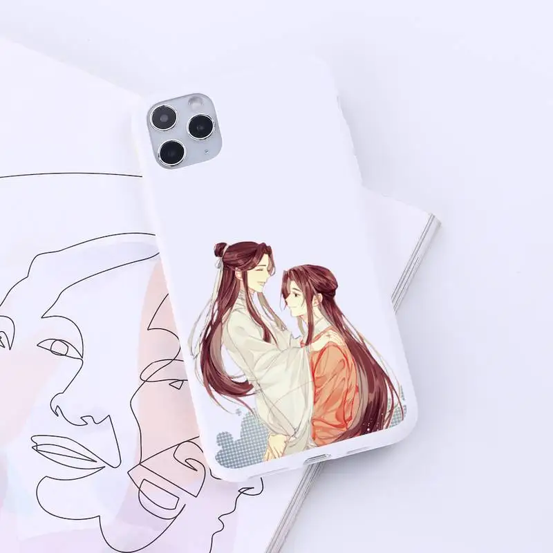 

Tian Guan Ci Fu anime Phone Case Candy Color for iPhone 6 7 8 11 12 s mini pro X XS XR MAX Plus