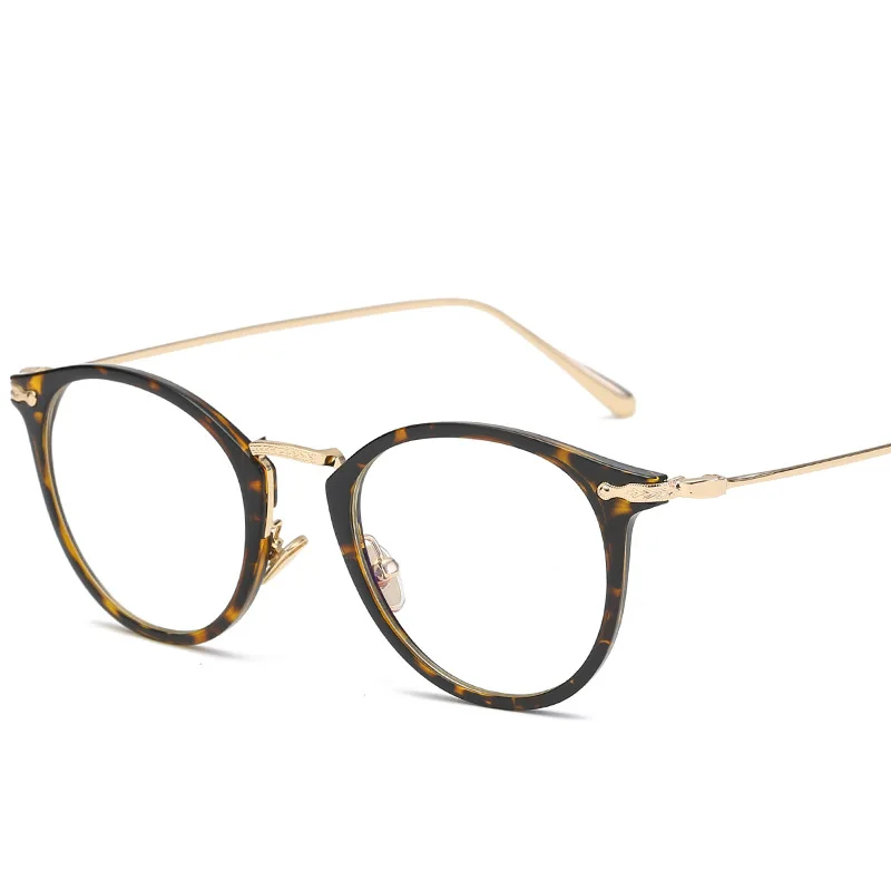 TR90 прозрачные круглые очки для мужчин и женщин оптические близорукости по