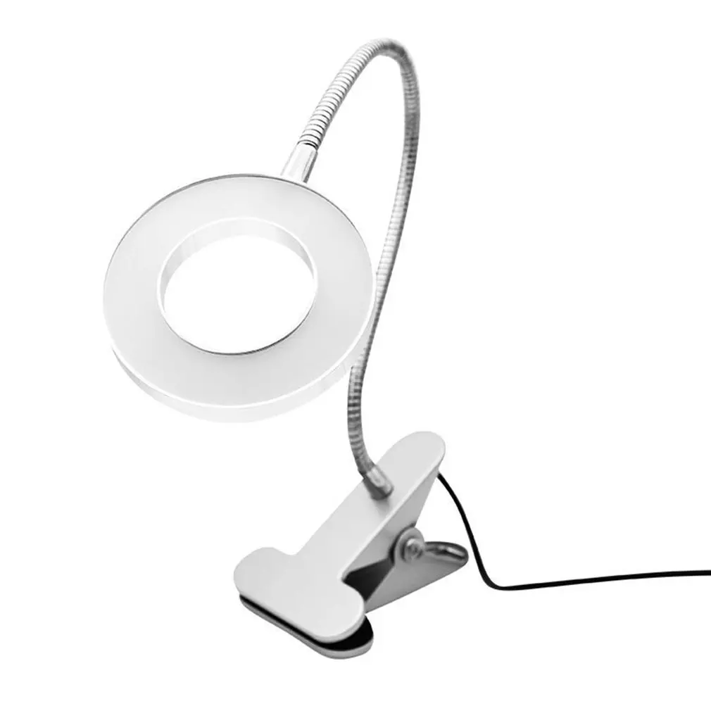 

Creativity Practical Eyebrow Beauty Clip Lamp Bendable Eye Protection LED Adjustable Brightness Table Lamp