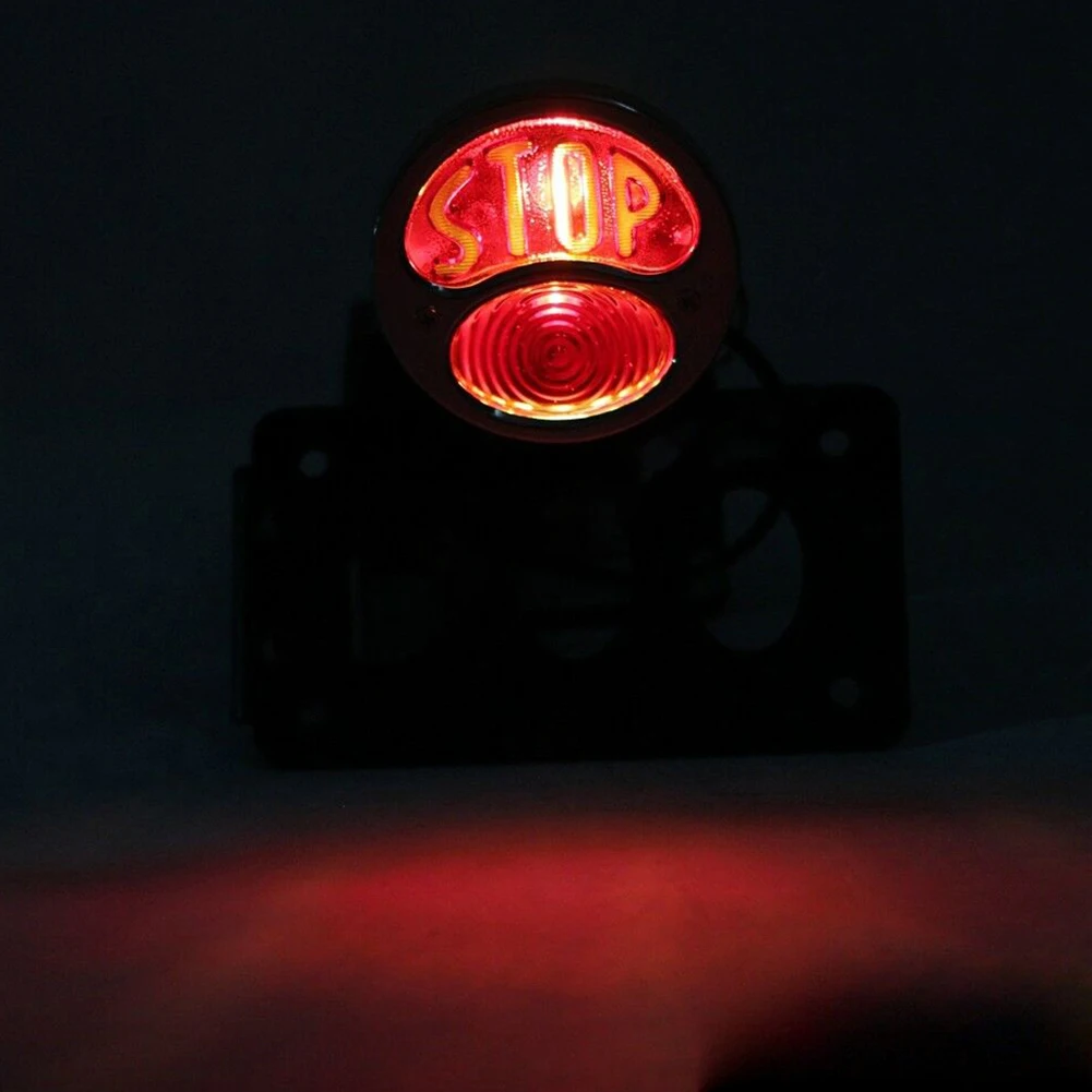 Задний фонарь мотоцикла стоп Боковое крепление стоп-сигнал Duolamp задний номерной