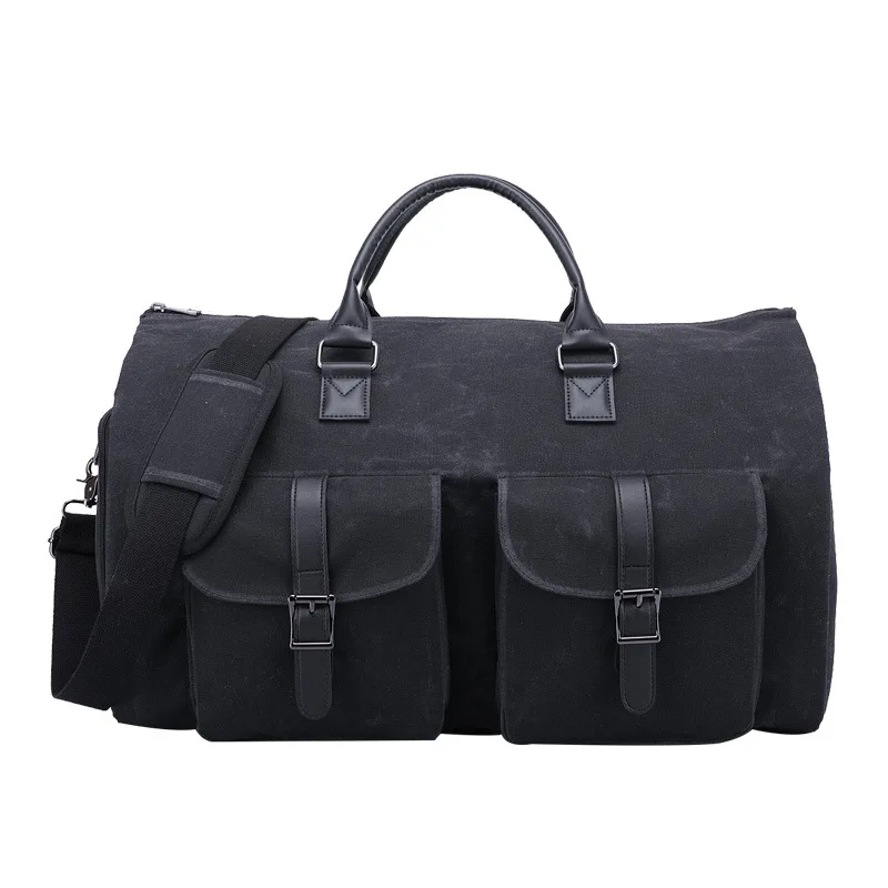 Storage Hand Bag Suit Bag Canvas Cylinder Travel Bag Multi-Function Large Capacity Luggage Bag