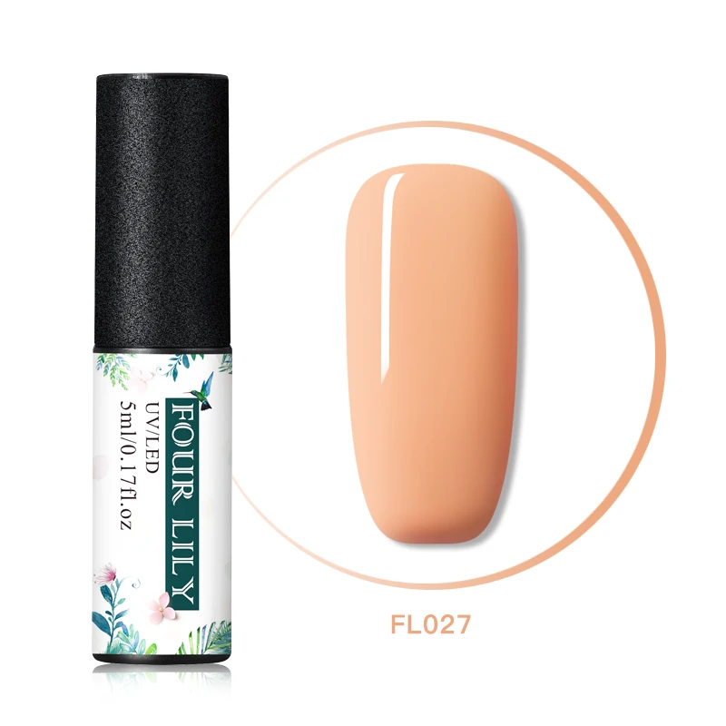Четыре лилии Led УФ Цвет гель лак для ногтей телесный цвет серия Гель для дизайна маникюрный лак Vernis Полупостоянный лак для ногтей - Цвет: PS06798