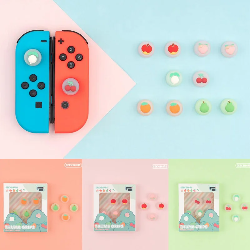 Фруктовая вишневая груша оранжевая ручка для большого пальца крышка джойстика