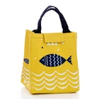 Термосумка YUECIMIE для пляжа, еды, напитков, ланча, Сумка с рисунком рыбы, изоляционная сумка для пикника, портативный пакет для льда сумка-холодильник из ткани Оксфорд