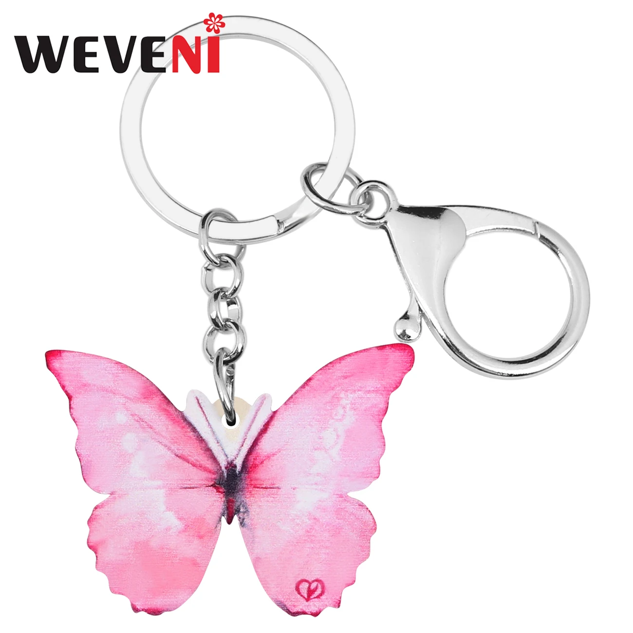 ARWA акриловый Морфо бабочка брелок для ключей с насекомыми длинные животные