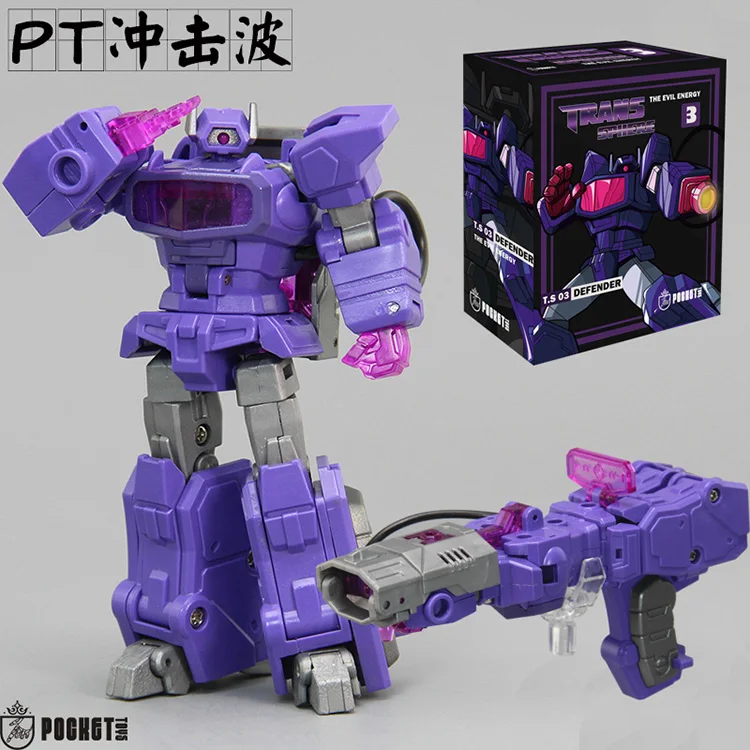 Малый Масштаб преобразования PT03 Watchers Shockwave KO Iron Factory Pocket War PT04 звуковая