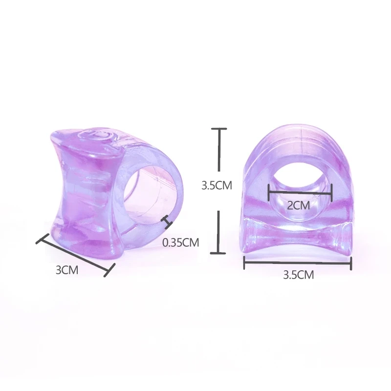 

2Pair Silicone Toe Separator Straightener Bunion Corrector Protetor Joanete Pain Relief Toe Bunion Toe Separators Foot Care Tool