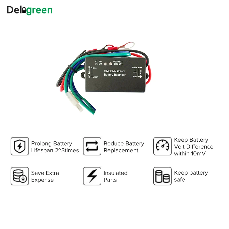 12V Lead Acid Battery Balance With Led Indicator 1S Battery Equalizer BMS Battery GELL Flooded AGM Unique Double Patent