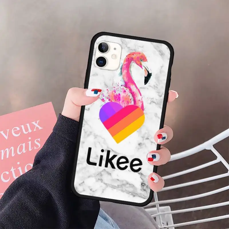 

Fashion Likee cat bear love heart Phone Case for iPhone 11 12 pro XS MAX 8 7 6 6S Plus X 5S SE 2020 XR