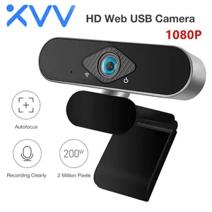 xiaovv 1080p webcam with microphone 150° wide angle usb hd camera laptop computer webcast for zoom youtube skype facetime free global shipping