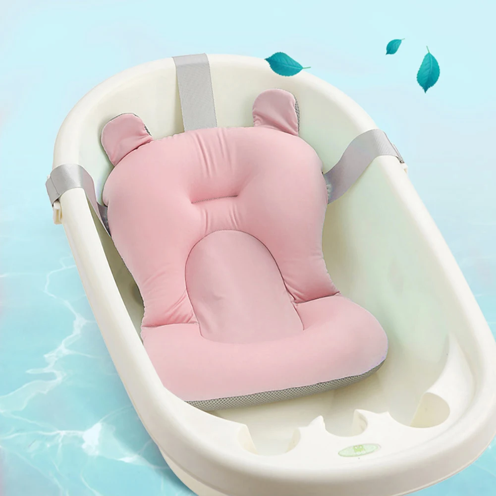

Детские Портативный подушка для ванны для новорожденных Baby Shower мягкая Поддержка стеллаж для выставки товаров ванна для новорожденных Безо...