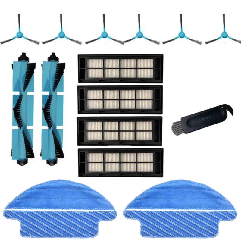 Запасные роликовые боковые щетки набор фильтров бытовые инструменты для уборки
