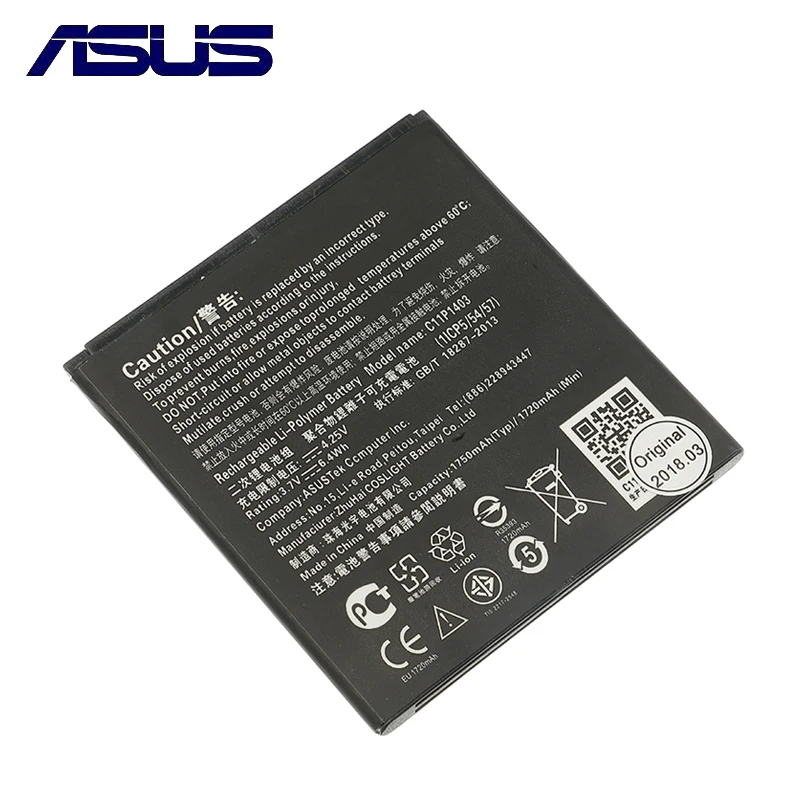Оригинальный аккумулятор ASUS C11P1403 1750 мАч для Asus ZenFone4.5 ZenFone 4 5 A450 Высокая емкость
