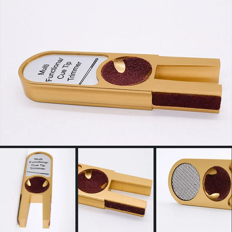 U-shape Repairer Snooker Billiard Pool Cue Tip Trimmers Repair Tool Muti-function Accessories G66 | &amp