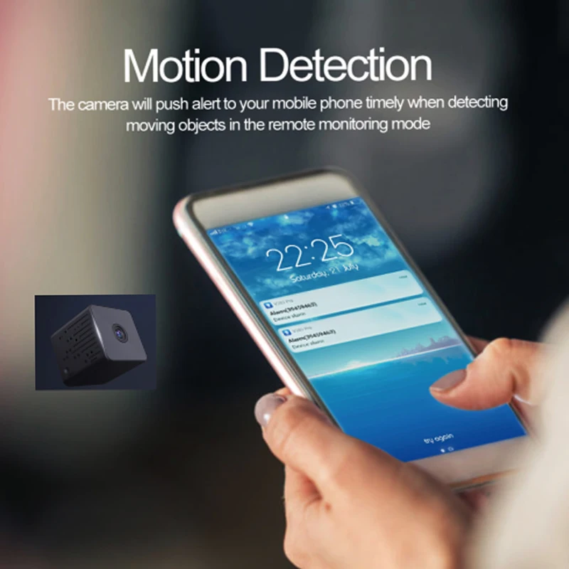 Беспроводная мини камера видеонаблюдения 960P HD ИК ночное видение|Камеры