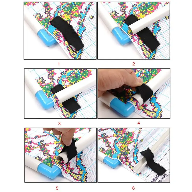 3 разных размера прямоугольный зажим пластиковая рамка для вышивки крестиком