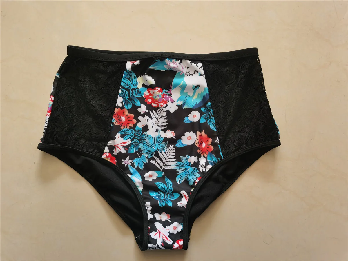 

Floral Sleeve Bikini Set Women Flora V-Neck High-Waisted Two Piece Swimsuit 2021 Girl Beach Bathing Suit Swimwear Biquinis