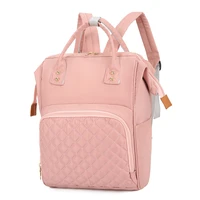 easy carry mommy bag large capacity women handbag nylon diamond lattice mulit function ladies shoulder bags outside travel tote
