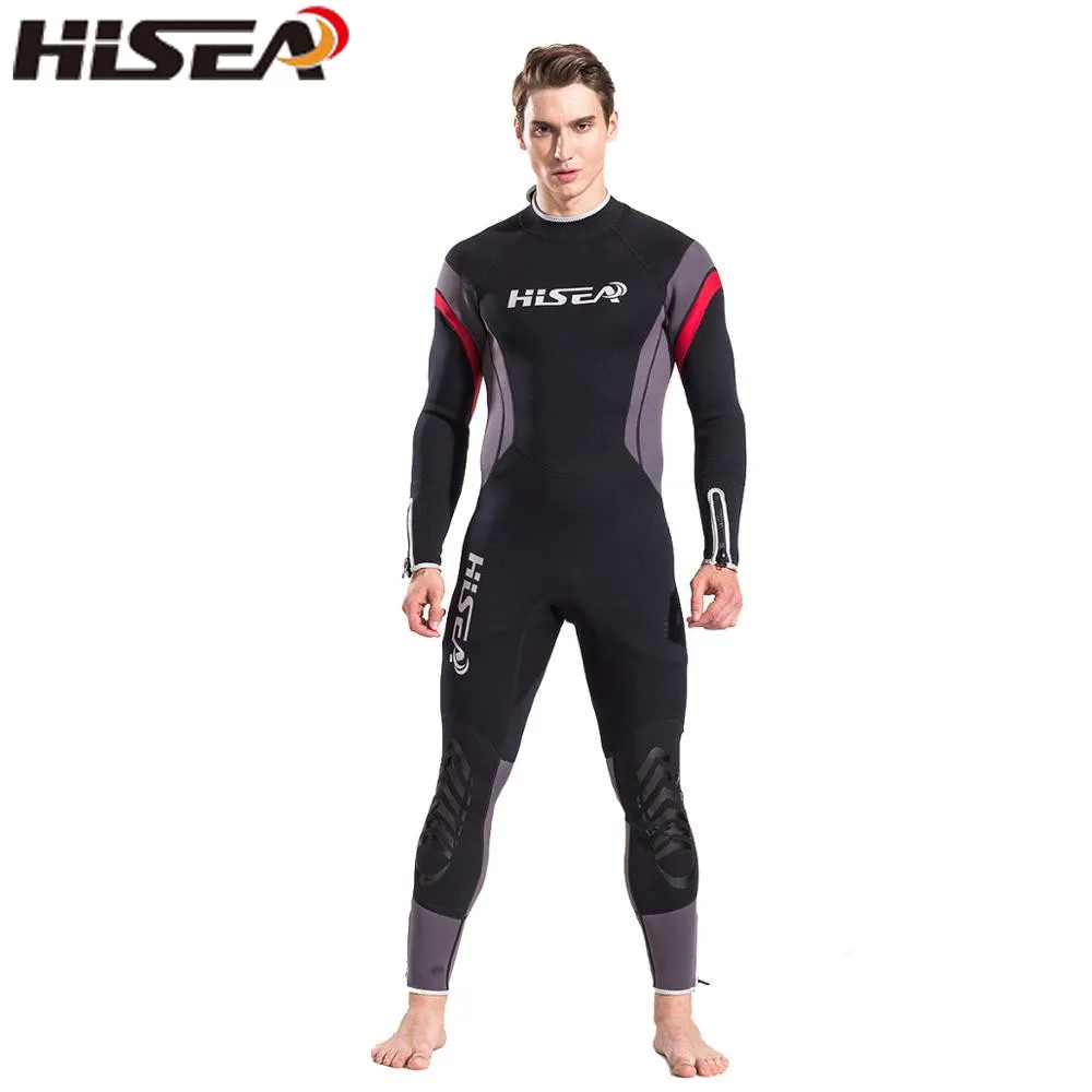 Men's Full Wetsuit 3mm neoprene  One-Piece Diving Suit Scuba Dive Surfing Snorkeling Spearfishing 3xl Plus Size