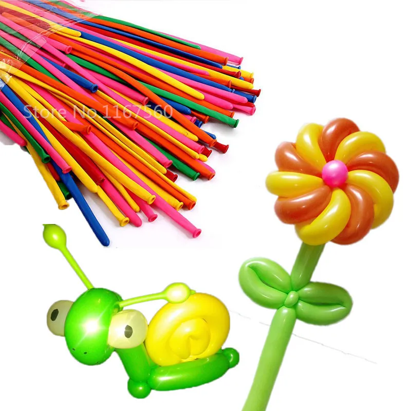 

10pcs/lot Funny DIY Magic Long Balloons for Making Animal Flower Clown Balloons Latex Twist Balloons Birthday Party Decoration