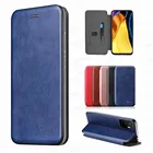 Кожаный чехол-книжка с магнитной застежкой для Xiaomi Poco M3 Pro Mi Poxo Poko Pocco Pocophone F3 X3 NFC F M X 3
