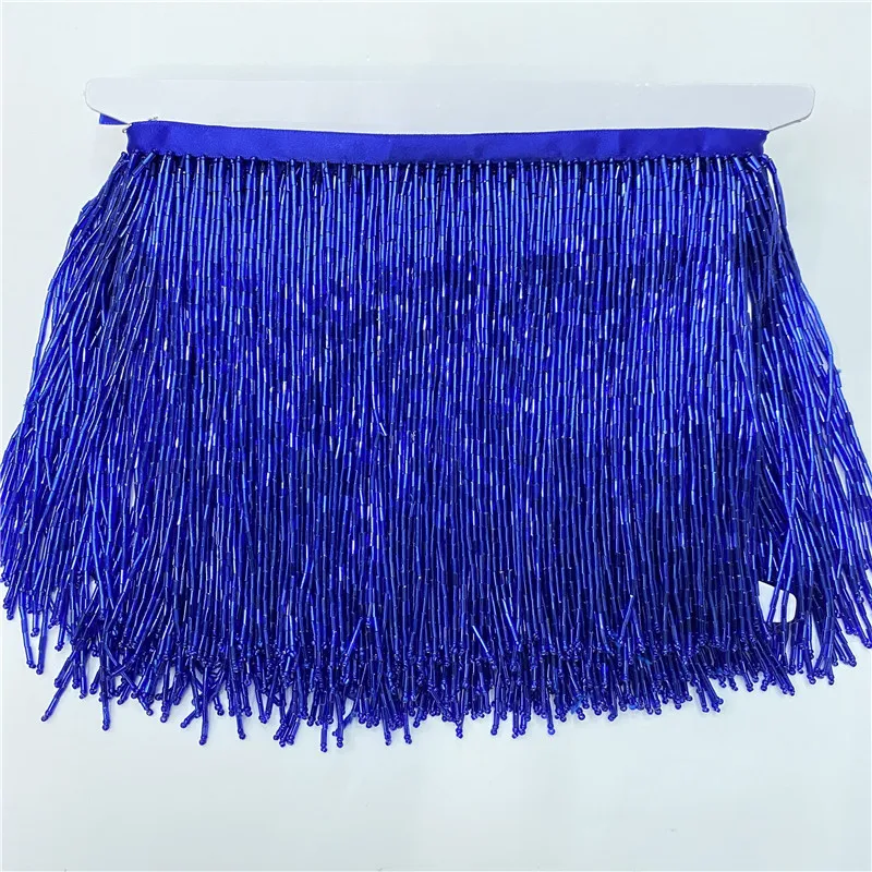 

Hot 2metros/lot beautiful Tassel beads Tassels trim Lace 15cm wide Latin Home Textile decoration Lace Ribbon