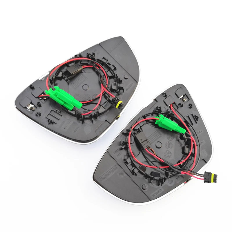 Синее зеркальное стекло с подогревом 2 шт. широкоугольная Антибликовая