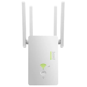 dual band 1200mbps wifi 2 4g5g extender router wifi signal amplifier signal booster wifi repeater access point free global shipping