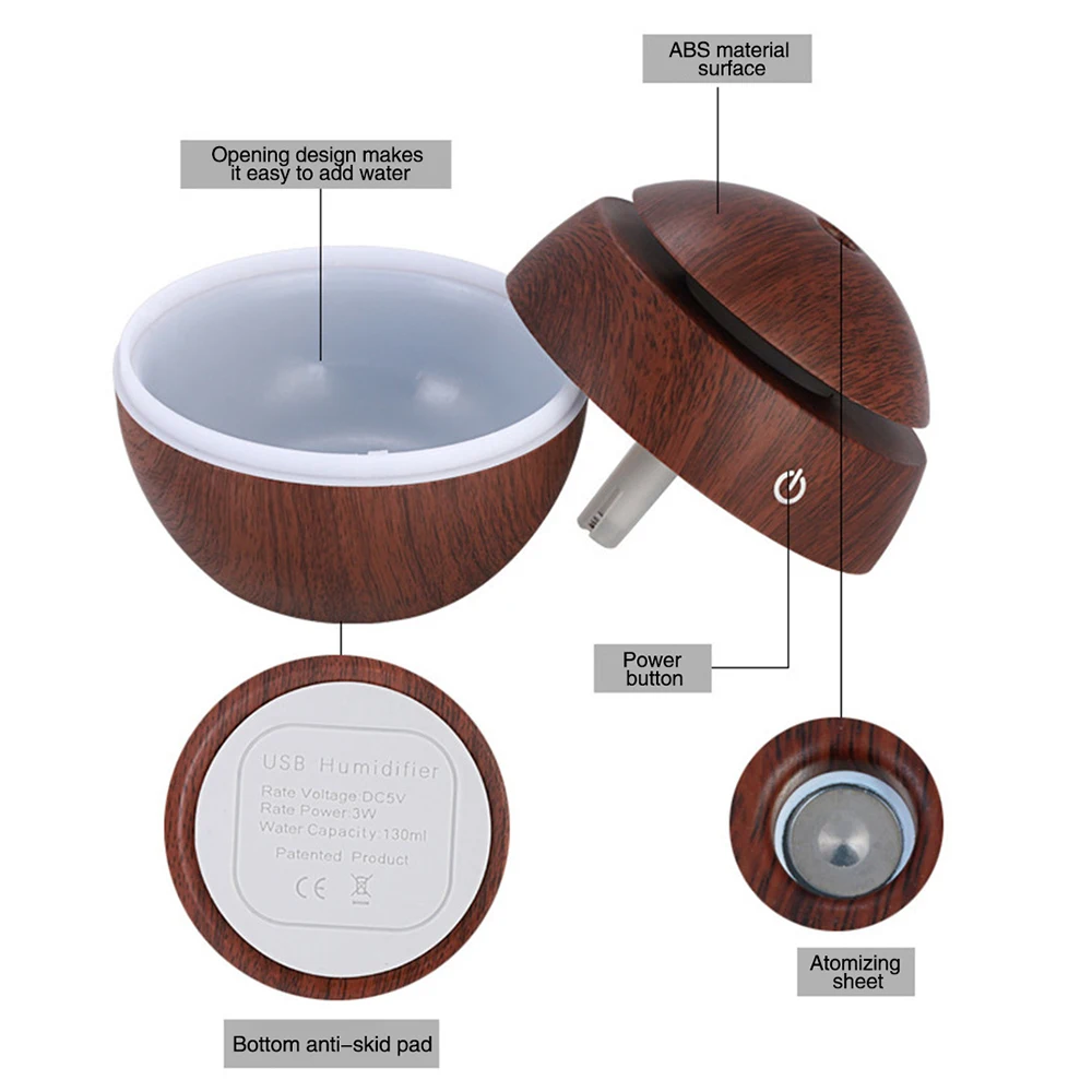 Ароматизирующий мини-увлажнитель воздуха для автомобиля с USB ароматерапия