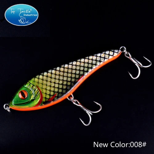 150mm 76g New 008 150mm76g Новинка 2 цвета Muskie Щука качество рывка Приманка медленно Тонущая искусственная жесткая Джеркбейт рыболовные приманки - Цвет: 150mm 76g New 008