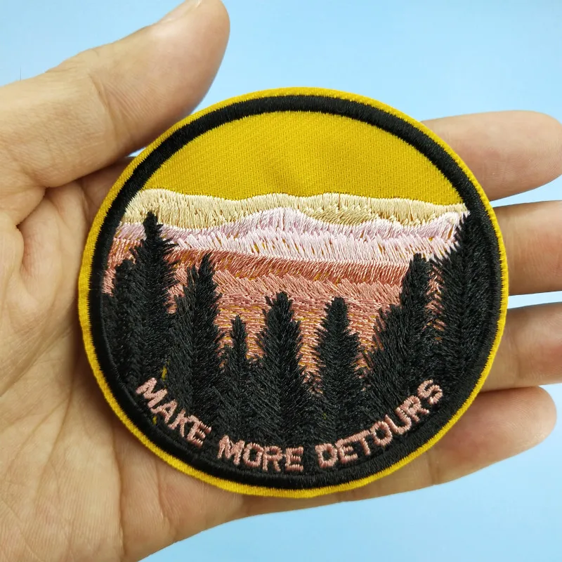 Сделать более объездов потеряна на лес открытом воздухе мораль эмблема рюкзак