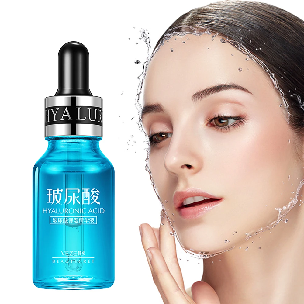 

15ML Hyaluronic Acid Moisturizing Face Serum Essence Shrink Pores Remove Fine Lines Anti Aging Wrinkle Plant Cream Skin Care
