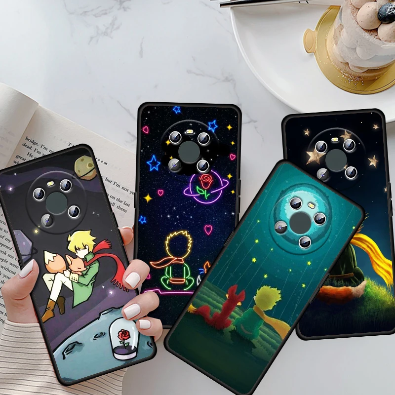 Милый Маленький принц для Huawei Mate 40 30 10 20 X 5G RS Lite P Smart Pro Plus 2018 2019 2020 Z S черный чехол