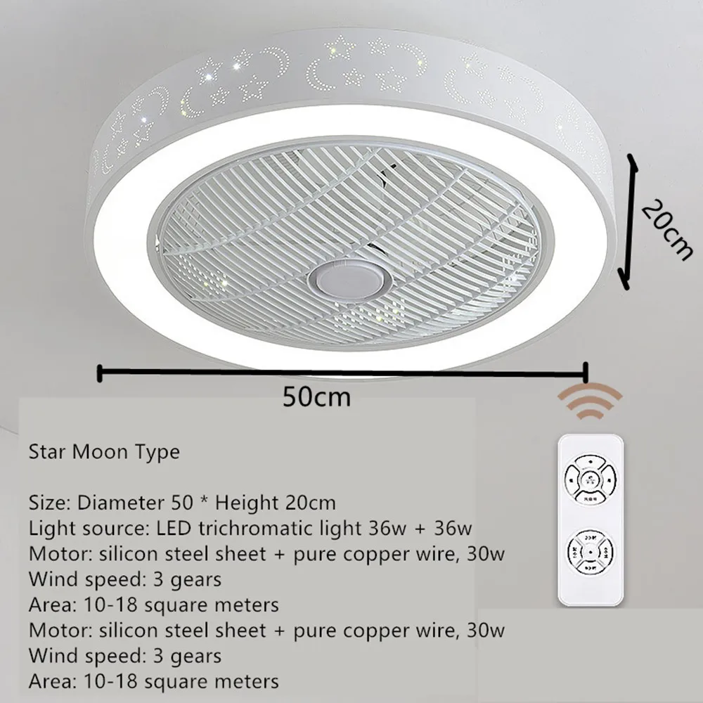 

bedroom decor ceiling fan with lights remote control fans with lights ventilator lamp led lamps lighting invisible 220v dropship