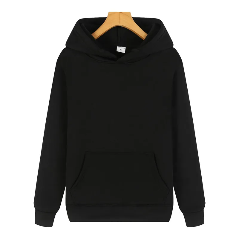 

2021 Fashion High Quality Hoodies Solid Color Loose New Style Sweatshirts Casual Warm Pullovers For Autumn and Winter