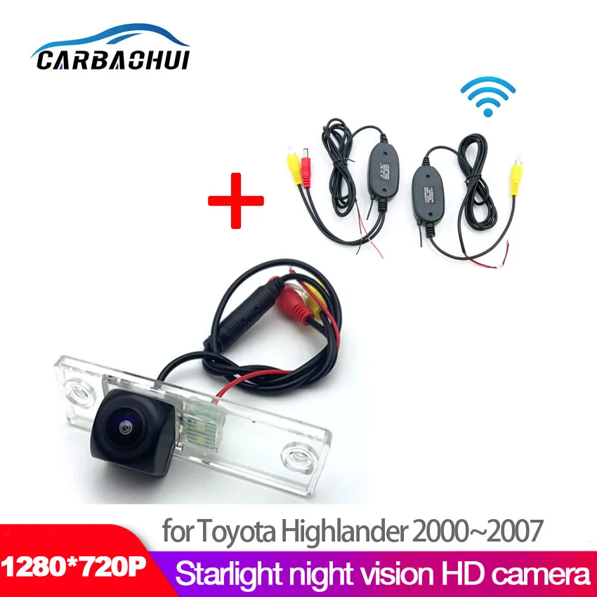 

Автомобильная беспроводная камера заднего вида для Toyota Highlander 2000 ~ 2007 CCD full HD Водонепроницаемая Высококачественная Автомобильная камера ноч...