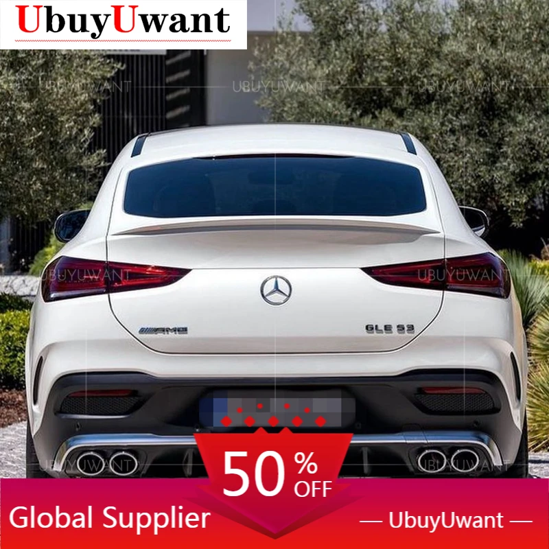 

For Mercedes GLE Coupe W167 2020 2021 GLE350 450 500 Rear Trunk Lip High Quality ABS Plastic Wing Spoiler Car Styling